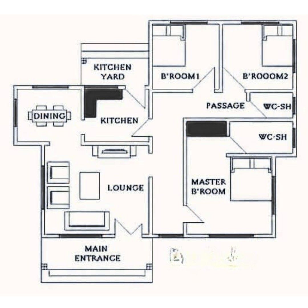 3bhk house plans east facing 3bhk house plans east facing