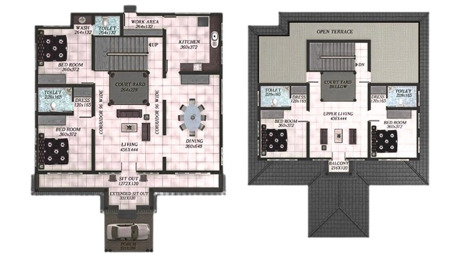 nalukettu house plan 3d nalukettu house plan 3d