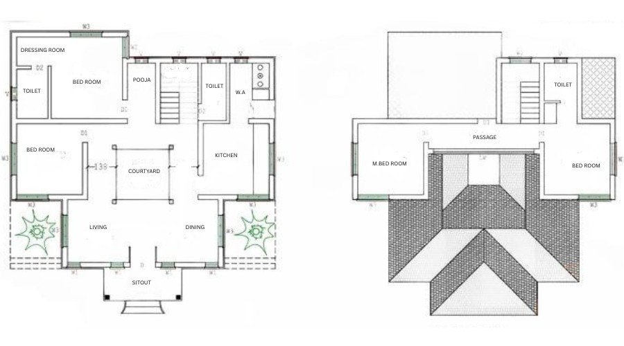 nalukettu house plan 3d nalukettu house plan 3d