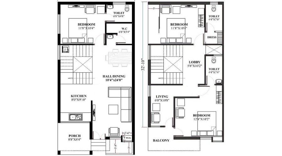 20 30 house plan
