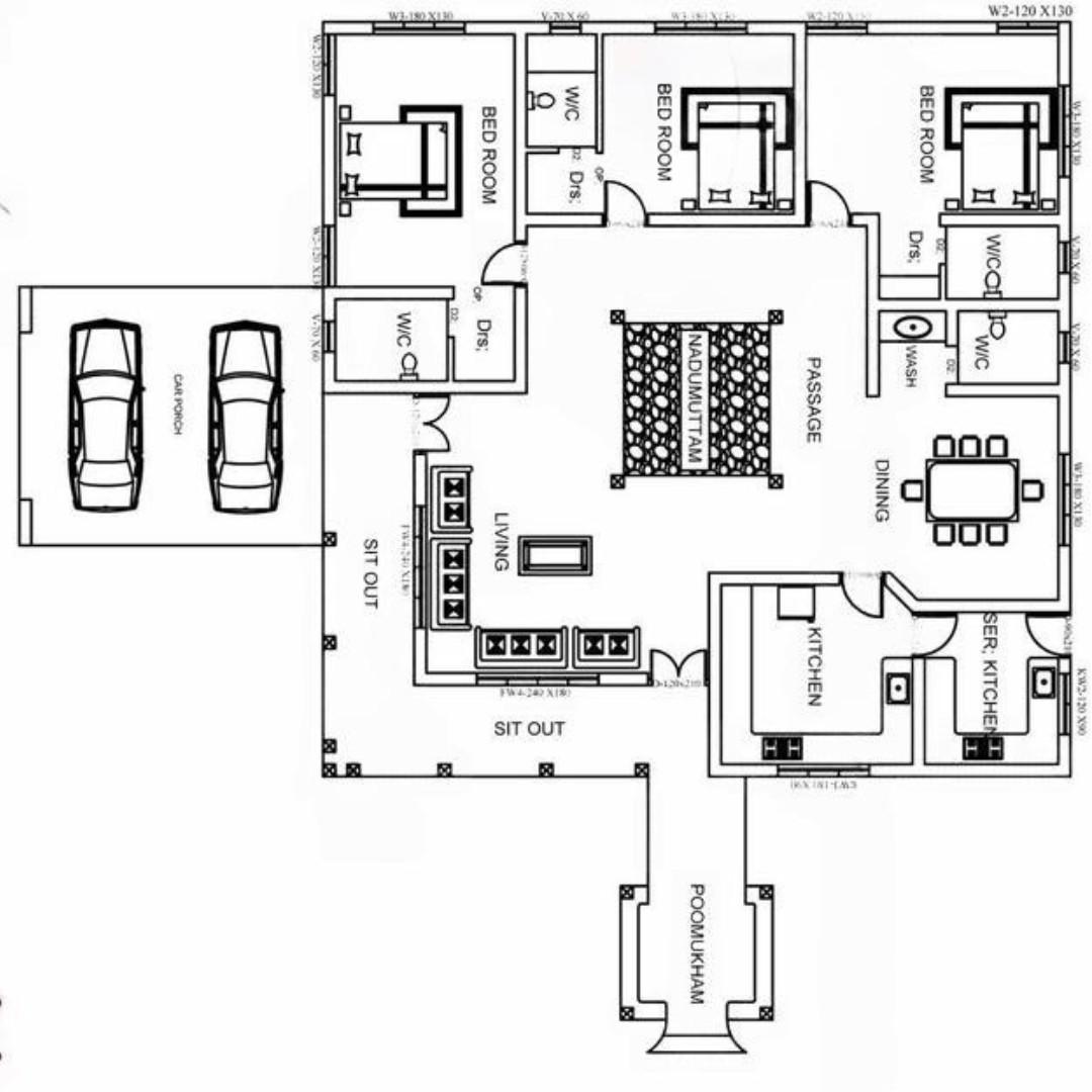 nalukettu house plan 3d nalukettu house plan 3d